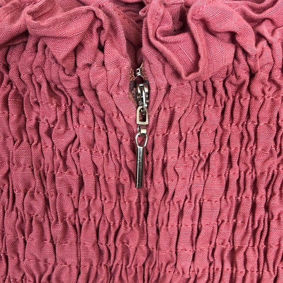 Rebecca Taylor linen sleeveless ruffle wrap dress - Picture 8 of 12